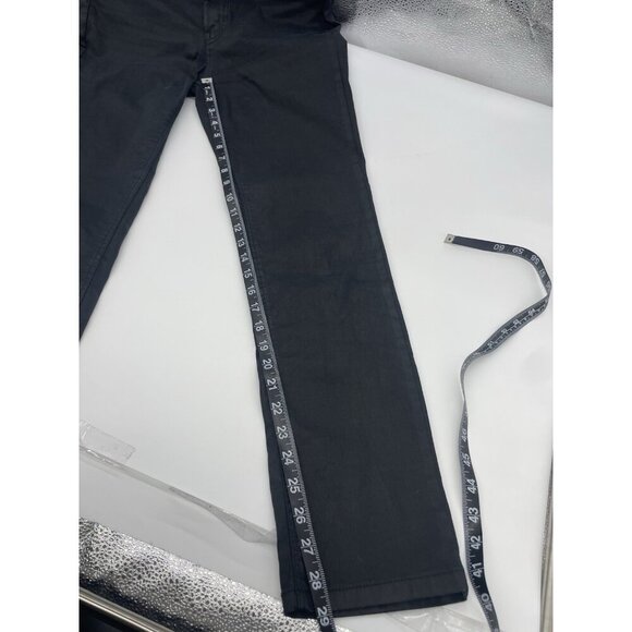 Massimo Dutti Skinny Moto Jeans Pants Women’s Sz 4 Black Denim Designer Biker - Picture 9 of 9